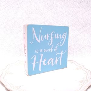 Designs By Kathy Nursing Wooden Box Decor
